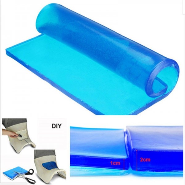 Almohadilla de gel para asiento de motocicleta, alfombrilla de